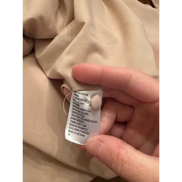 NEW Alex Marie Women's Sand Long Sleeve Jesse Button Up Dress Size 16 - Picture 12 of 12